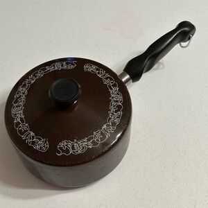 Vintage Wear Ever Registered 2 Quart Saucepan Pot & Lid Mid Century Modern MCM